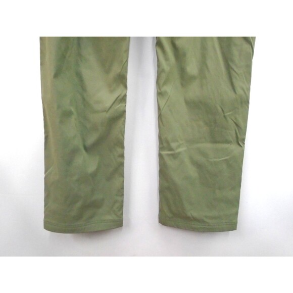 Eddie Bauer Pants Rainier Women Size 12 (34x32) Green Fleece Lined Jogger - Picture 10 of 11